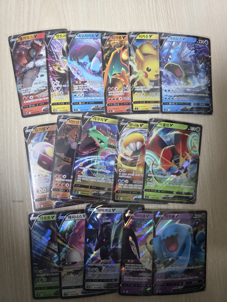 포켓몬 카드 소드실드 RR등급 V카드 16장 대표 이미지